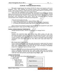 Check spelling or type a new query. Bahasa Pascal Kita Dapat Mendefinisikan