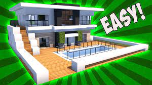 How to build a small modern house tutorial (#11)in this minecraft build tutorial i show you how to make a small and compact modern house which fea. Minecraft How To Build A Small Modern House Tutorial 2017 Mansion Youtube