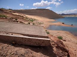 Utah: Drought Reveals Utah Pioneer Ghost Town Submerged by Federal Dam