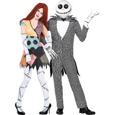 Jack skellington costume halloween christmas cosplay stripe jacket pants with bowtie. Adult The Nightmare Before Christmas Couples Costumes Party City