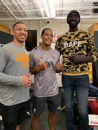 Similar to thon maker last year. Liverpool Fc X Big Virg With Tacko Fall And Grant Facebook