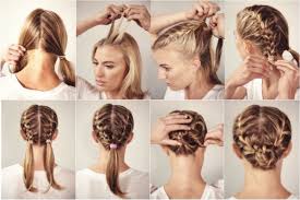 Praise be that french braiding your own hair is a learned behavior because after 8 years i still remember how to do it! How To French Braid Hair With Picture Tutorial Bun Braids