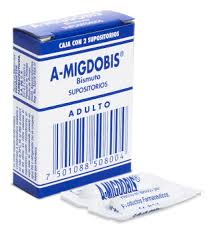 A-MIGDOBIS SUPOSITORIOS 0.044 G. CAJA C/2 ADULTO