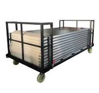 Aluminum Stage Panel Dolly Cart 1*2m China Factory
