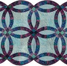 Wedding Ring Bed Runner Double Wedding Ring Quilt Wedding Ring Quilt Judy Niemeyer Quilts