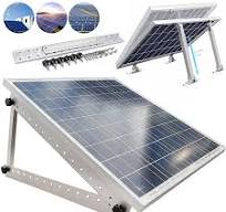 2x Solar Panel Mounting Bracket Adjustable Angle ABS Tilt Mount Fixing Wall  Roof