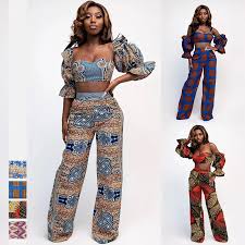 Millones de usuarios ya compran online en argentina, no dejes de pasar la oportunidad de sumarte al hot sale 2021. Hot Sale 2021 African Dresses For Women Shoulder Top Pant Suit Wide Leg Trousers Ankara Robe Africaine Sexy Ladies Dashiki Print Africa Clothing Aliexpress