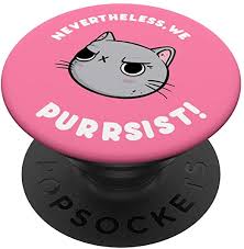 Every morning they insult each other, but one day they start a real fight and neither melanie. Amazon Com Motivational Quote Grumpy Kitten Pink Gift For Cat Lovers Popsockets Grip And Stand For Phones And Tablets
