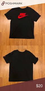 Black Red And Blue Nike Shirt Mens Nike Black Red Short Sleeve Shirt Nike Men Black Nikes Short Sleeve Shirt