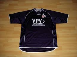 Das material, aus dem das 1. 1 Fc Koln Tercera Camiseta Camiseta De Futbol 2001 2002