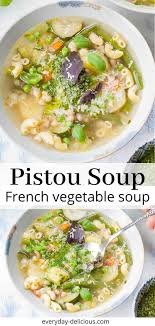 Pistou Soup French Vegetable Soup Soupe Au Pistou French Soup Summer Soup Recipes Healthy Summer Soup Recipes