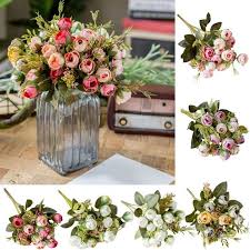 Nous avons une sélection de fleurs artificielles à choisir, de créer de petits écrans de fleurs qui ne se fanent pas ou mourir, ou la main aux invités à orner leurs tenues sur votre j. Fleur Artificielle 1 Bouquet 15 Tetes De Roses Artificielles Pour Arche De Jardin De Mariage Decoration De Fetebleujs592404 Cdiscount Maison