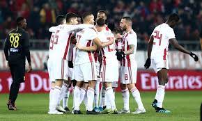 Ναι μεν είχε την πρώτη καλή στιγμή στον αγώνα, αλλά από εκεί και πέρα έδωσε. Olympiakos Arhs 4 2 Krath8hke Sthn Koryfh Me Peripato Video Photos Onsports Gr