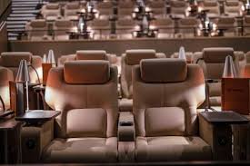 Seats With Led Lamps With Usb And Cupholder In Cinepolis Luxury Cinemas Pacific Palisades Cinema Design Home Theater Room Design Theater Room Design