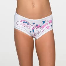 CALCINHA MENINA UNICÓRNIO BRANCO - Ahavá Store