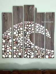 Outdoor Wall Art Interior Outdoor Wall Decor Garden Wall Art Ideas Outdoor Decor Seashell Wall Art Seashell Projects Seashell Crafts