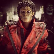 It references numerous horror films, and stars jackson dancing with a horde of the undead. Michael Jackson Thriller We D Get So Scared When It Would Come On We Would Turn It Up Loud And Run Around T Michael Jackson Thriller Michael Jackson Jackson