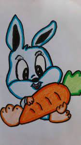 how to draw cute bunny easy step by step رسم ارنب كيوت سهل للاطفال خطوة خطوة watch it on youtube https drawing for kids funny photo memes cartoon drawings