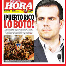 Un día histórico para Puerto Rico. Ricardo Rosselló renuncia como  Gobernador. El pueblo habló y tuvo que obedecer. Las portadas de los  principales diarios del País