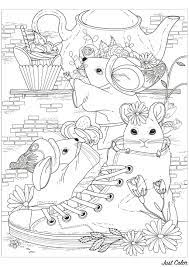 Download or print this amazing coloring page: Mouse To Color For Children Mouse Kids Coloring Pages
