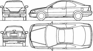 The 2010 honda accord offers three engine choices. Blueprints Cars Honda Honda Accord Coupe 1994