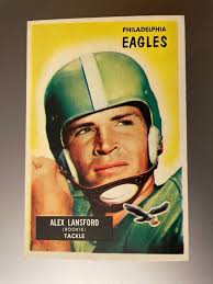 1955 Bowman #126 Alex Lansford Philadelphia Eagles Nm/mt Football Card