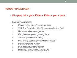 Frasa verba misalnya merupakan frasa yang modifikatornya merupakan verba atau kata kerja. Frasa Nama Dan Frasa Adjektif Ppt Download