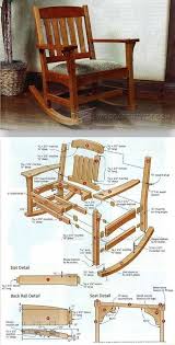 Arts Crafts Rocking Chair Plan Furniture Plans And Projects Woodarchivist Com Rocking Chair Plans Woodworking Furniture Plans Diy Rocking Chair
