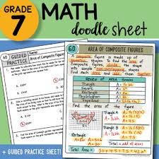 Round to the nearest tenth if necessary. Math Doodle Area Of Composite Figures Easy To Use Notes With Ppt