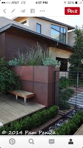 Love The Tones And The Way That There Are Lots Of Elements Working Well Together Its Blocky Green Interesting Courtyard Garden Modern Landscaping Backyard
