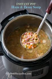 Pork products deepen the flavor, and the extra fat gives the beans depending on the kind of beans and how old they are (beans continue to dry out on the shelf), and. Ham And Bean Soup Recipe In Instant Pot Pressure Cooker Slow Cooker Recipe Ham And Bean Soup Bean Soup Recipes Instant Pot Ham And Bean Soup