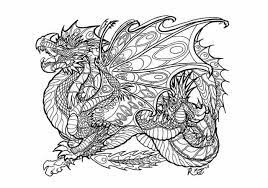 Beautiful fabulous reptiles for children's creativity. Very Hard Dragon Coloring Pages Fasucsowy