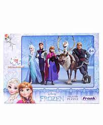 While artwork, piece size, and. Frank Disney Frozen Jigsaw Puzzle 108 Pieces Buy Online In Andorra At Desertcart 117779354