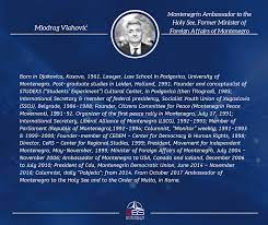 Miodrag vlahović, ambasador crne gore pri vatikanu i suverenom viteškom malteškom redu i bivši ministar spoljnjih poslova crne gore, nebojša kaluđerović, ambasador crne gore u sad i bivši. Miodrag Vlahovic Potvrdio Atlantic Council Of Montenegro Facebook
