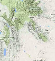 Wyoming Mountain Ranges Map Trailheads Of The Wind River And Wyoming Mountain Ranges - Pinedale, Wyoming  | Wyoming Mountains, Wyoming, Rock Springs