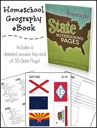 Homeschool Geography State Notebooking Pages Ebook With Answer Key Homeschool Geography Homeschool Homeschool Social Studies