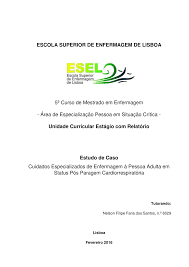 Jul 03, 2021 · um jovem de 12 anos morreu hoje vítima de uma paragem cardiorrespiratória, durante um jogo treino, que decorria no campo de futebol da boa vista, em leiria, confirmaram à lusa fontes do hospital de leiria e do clube. Pdf Estudo De Caso Cuidados Especializados De Enfermagem A Pessoa Adulta Em Status Pos Paragem Cardiorrespiratoria