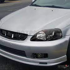For 1999 2000 Honda Civic Jdm Black Headlight Headlights Honda Civic Civic Jdm 2000 Honda Civic