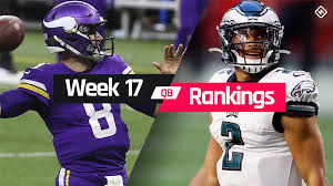 Season projections are projected weekly averages for the players for the rest of the season. Week 17 Fantasy Qb Rankings Must Starts Sleepers Potential Busts At Quarterback Sporting News