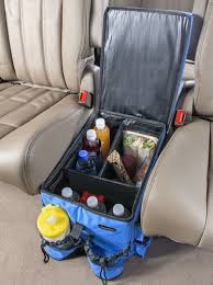Great Idea For Road Trips With Kids Save Money On Food With The High Road Kids Food N Fun Car Seat Organizer Inc Road Trip With Kids Road Trip Kids Seating
