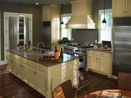 Painting everything white this like builder did makes the kitchen feel a lot more spacious and open while adding sleek handles gives a more modern feel. Painted Kitchen Cabinets Images Modern Design From Simple Effective Painted Kitchen Cabinets Ideas Pictures