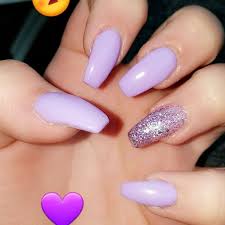 Coffin Nails Ballerina Ideas Purple Acrylic Nails Cute Acrylic Nails Purple Nail Designs