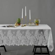 White black lace tablecloth round vintage table cloth cover party wedding decor. High Quality 2020 New Lace Tablecloth Black White Napkin Coffee Table Eyelash Cafe Book Tablecloth Buy From 10 On Joom E Commerce Platform