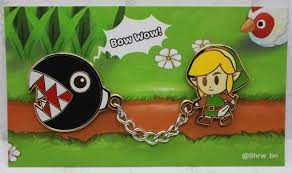 the legend of zelda link s awakening and bowwow enamel pin chain chomp cute drawings coloriage de dinde facile