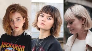 Depending on your style and type of face the contours of a bob haircut may be either graphically accurate or softened with light trimming at the ends. 55 Hot Short Bobs With Bangs Haircuts And Hairstyles For 2020