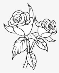 Rose black and white flowers clipart. Black And White Rose Png Images Transparent Black And White Rose Image Download Pngitem