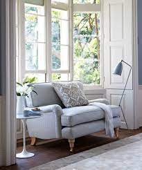 Bluebell Loveseat In Uniform House Herringbone Weave Bay Window Living Room Bay Window Seat Home