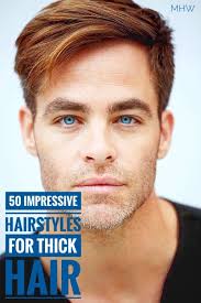 50 Impressive Hairstyles For Men With Thick Hair Thick Hair Styles Mens Hairstyles Thick Hair Thick Hair Styles Medium
