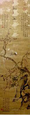 宋朝皇帝宋徽宗的花鳥绢畫 約一千二百年 chinese culture antique collection nippon china