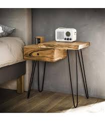 Réalisée en mdf laqué, son profil ressemble à un candélabre lean man side, les étagères design aux couleurs acidulées du designer anglais frank flavell. Table Chevet Et Table Nuit Bois Massif Petits Prix Dimehouse Dimehouse